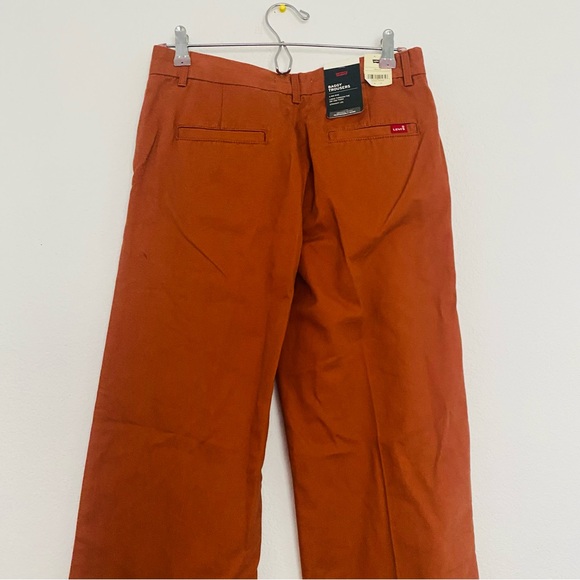 Levi’s Premium Baggy Trousers in Baked Clay Twill -Brown Size 28x31 - Picture 12 of 16
